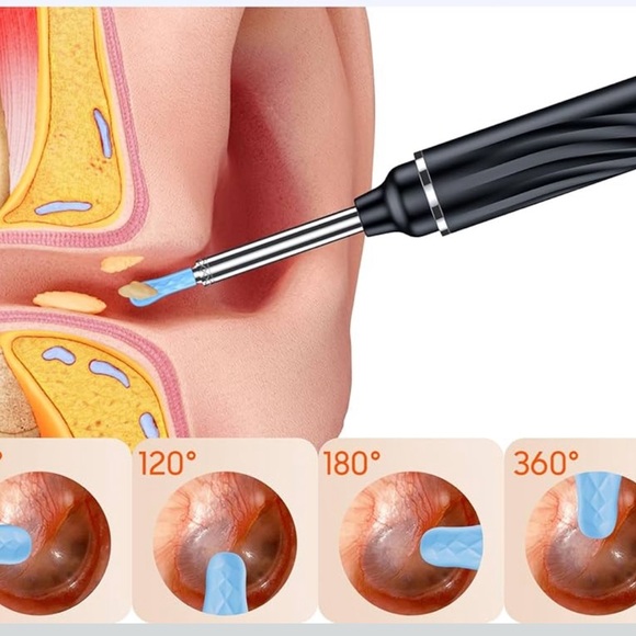 NWT Wireless Ear Cleaning tool with Camera - Black - Picture 6 of 7